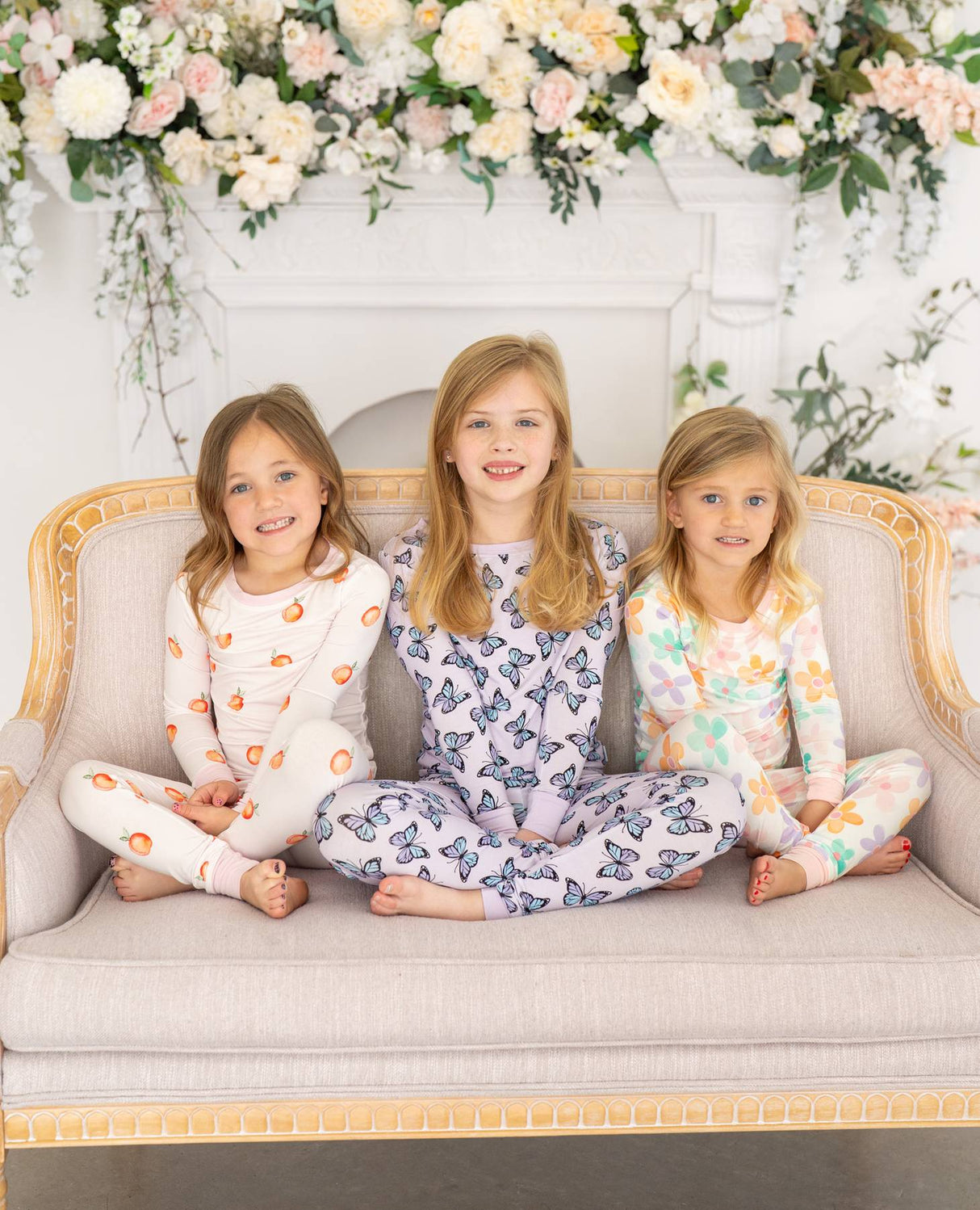 Sweet Peach | Two Piece Pajama Set - HoneyBug 