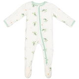Turtle Zippered Footie - HoneyBug 