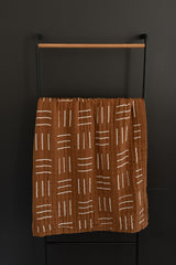 Mustard Mudcloth Muslin Quilt - HoneyBug 