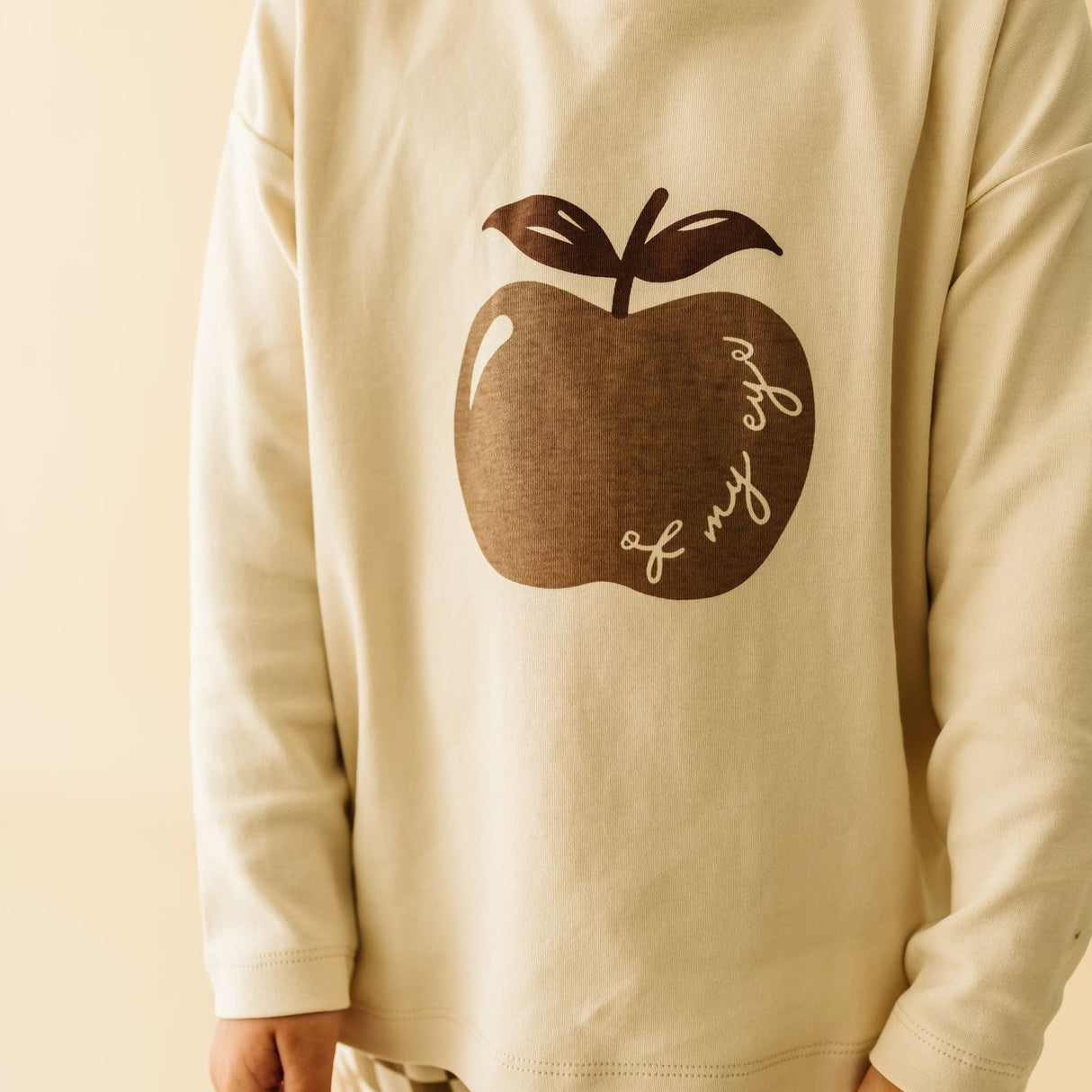 Organic Long Sleeve Tee & Pant Set - Apple Of My Eye - HoneyBug 