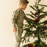 Organic Fleece Jogger Pants - Olive - HoneyBug 