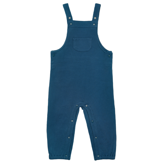 Waffle Overalls - Marine - HoneyBug 