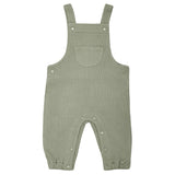 Waffle Overalls - Olive Green - HoneyBug 