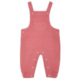 Waffle Overalls - Terra Cotta - HoneyBug 