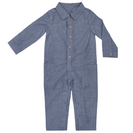Jumpsuit Coverall - Chambray - HoneyBug 