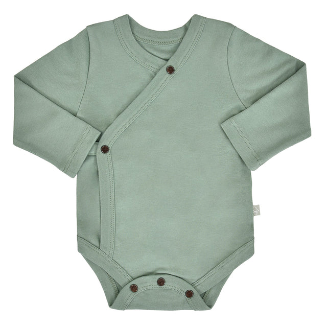 long bodysuit | Basil Green - HoneyBug 