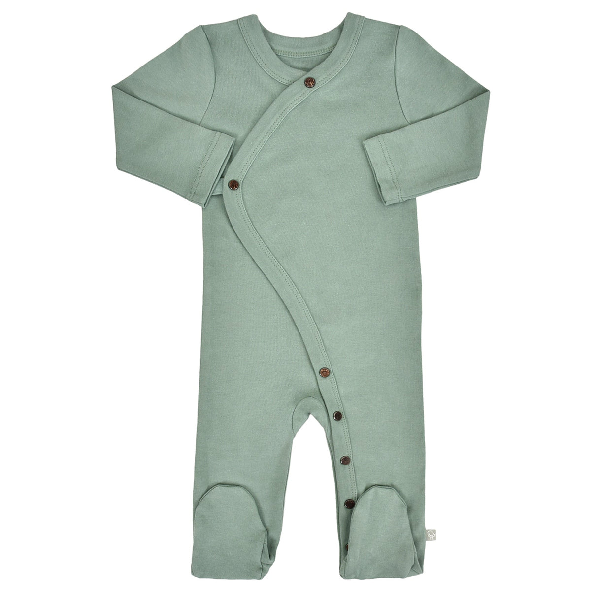 footie | Basil Green - HoneyBug 