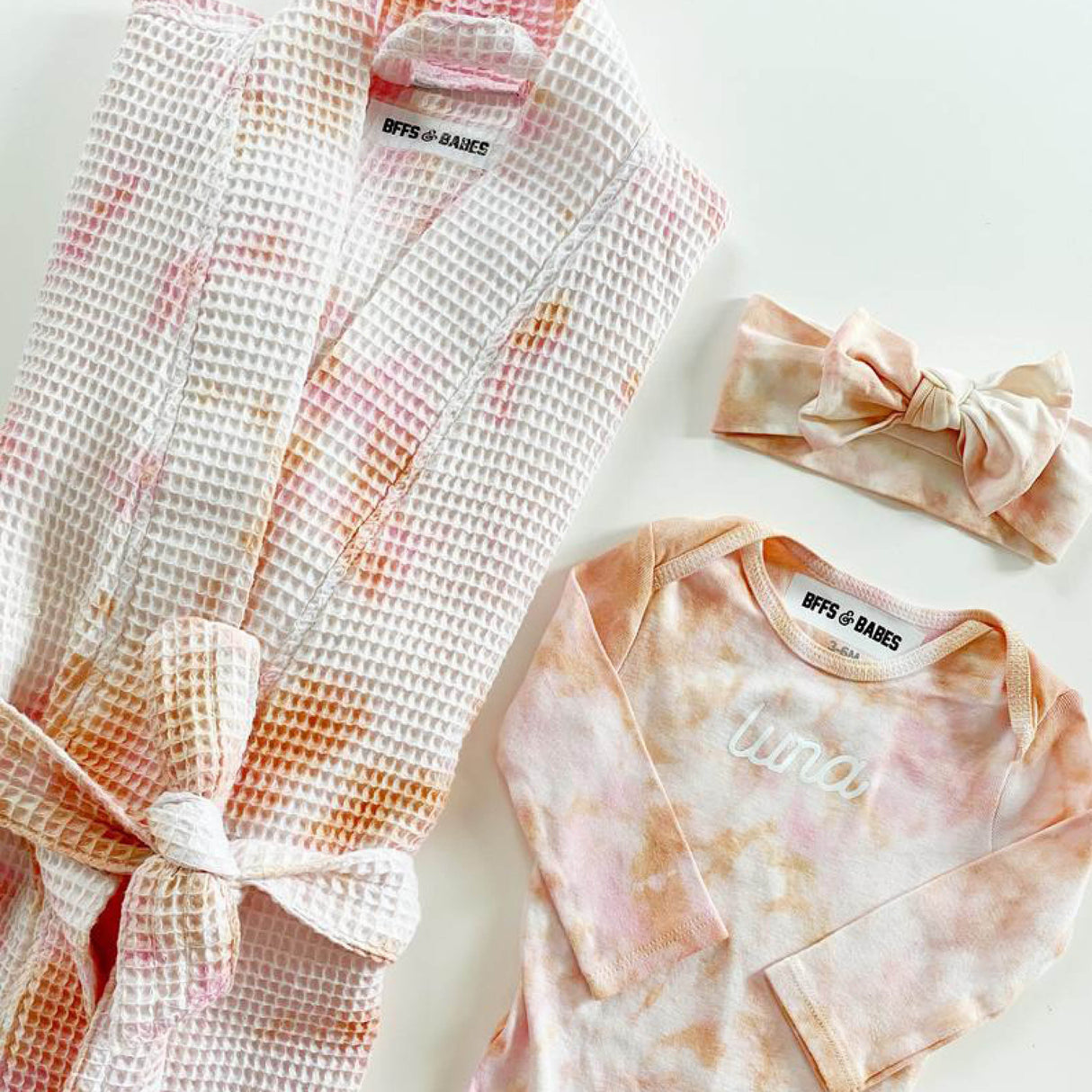 DUSTDYE ROSE ♡ baby headband