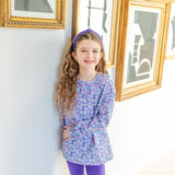 Emma Set Girls' Legging Set - Blackberry Floral - HoneyBug 