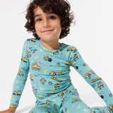 Minions Bello Banana Bamboo Kids Pajamas - HoneyBug 