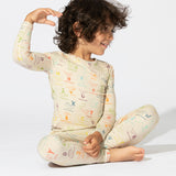 Dino ABC Bamboo Kids Pajamas - HoneyBug 