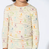 Dino ABC Bamboo Kids Pajamas - HoneyBug 