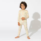 Dino ABC Bamboo Kids Pajamas - HoneyBug 