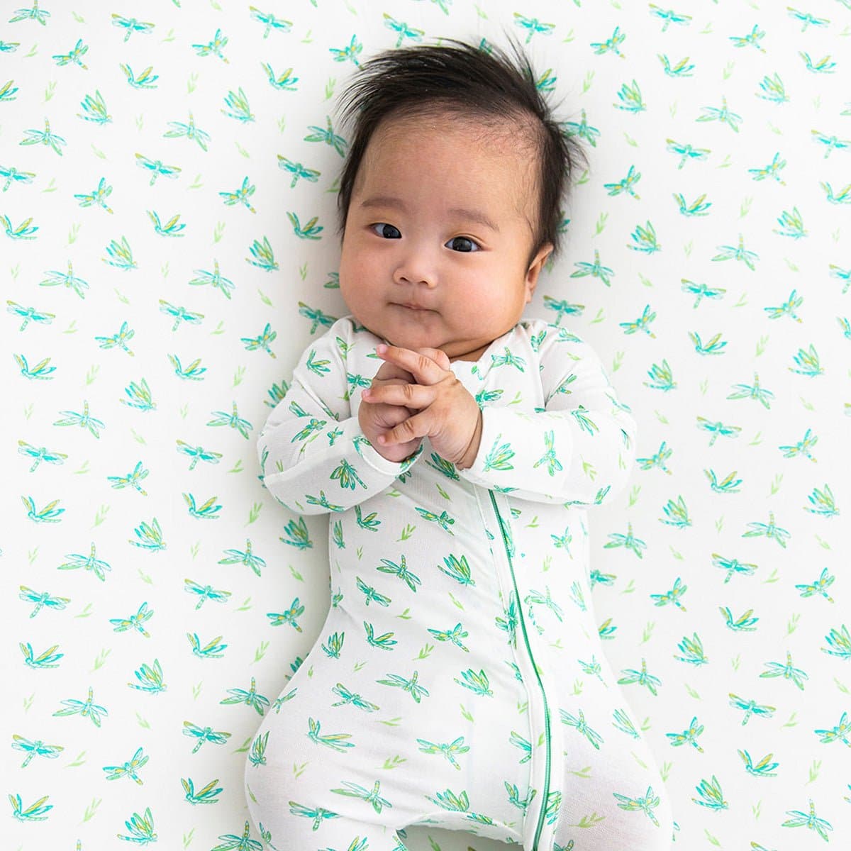 Dragonfly Bamboo Convertible Footie - HoneyBug 