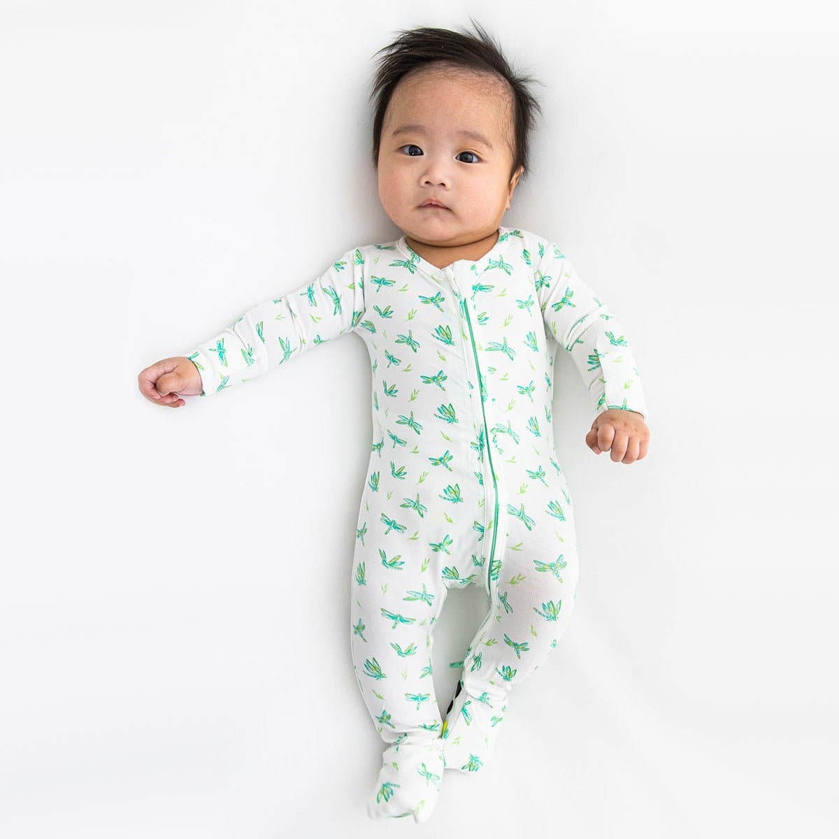 Dragonfly Bamboo Convertible Footie - HoneyBug 