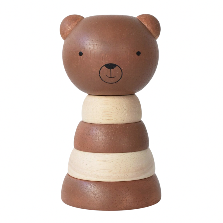 Wood Stacker - Bear – HoneyBug