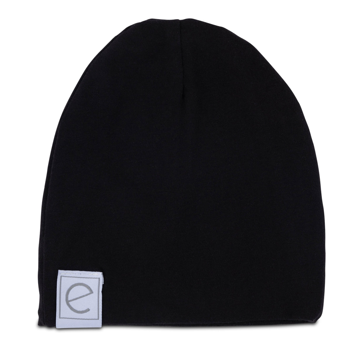 2 Pack Jersey Cotton Beanie Hat Set - Heather Grey & Black - HoneyBug 