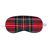 Kid's Brushed Twill Sleep Mask in Imperial Tartan - HoneyBug 