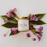 In My Mom Era Soy Candle - Clear Jar - 9 oz (Wildflowers and Salt) - HoneyBug 
