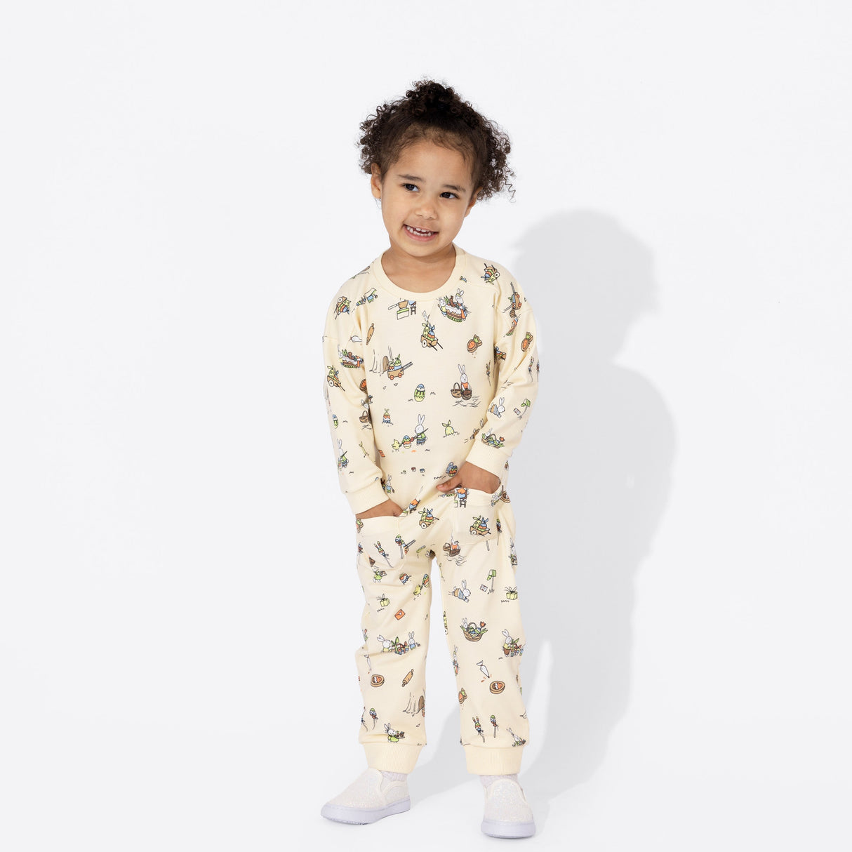 Bunny Workshop French Terry Daywear Romper - HoneyBug 