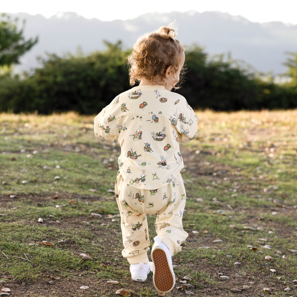 Bunny Workshop French Terry Daywear Romper - HoneyBug 