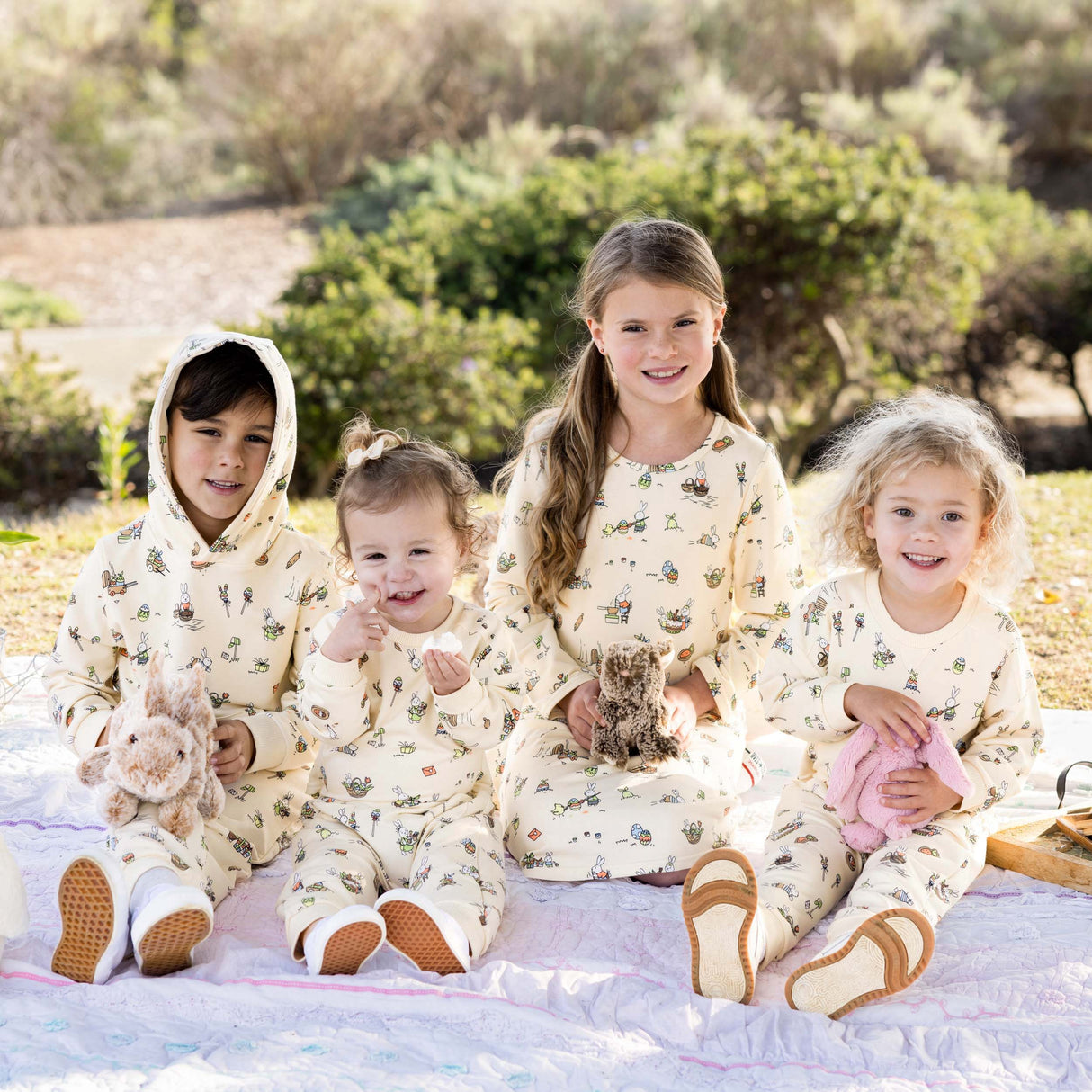 Bunny Workshop French Terry Daywear Romper - HoneyBug 