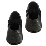 Ebony Ballet Slipper Baby Shoe - HoneyBug 