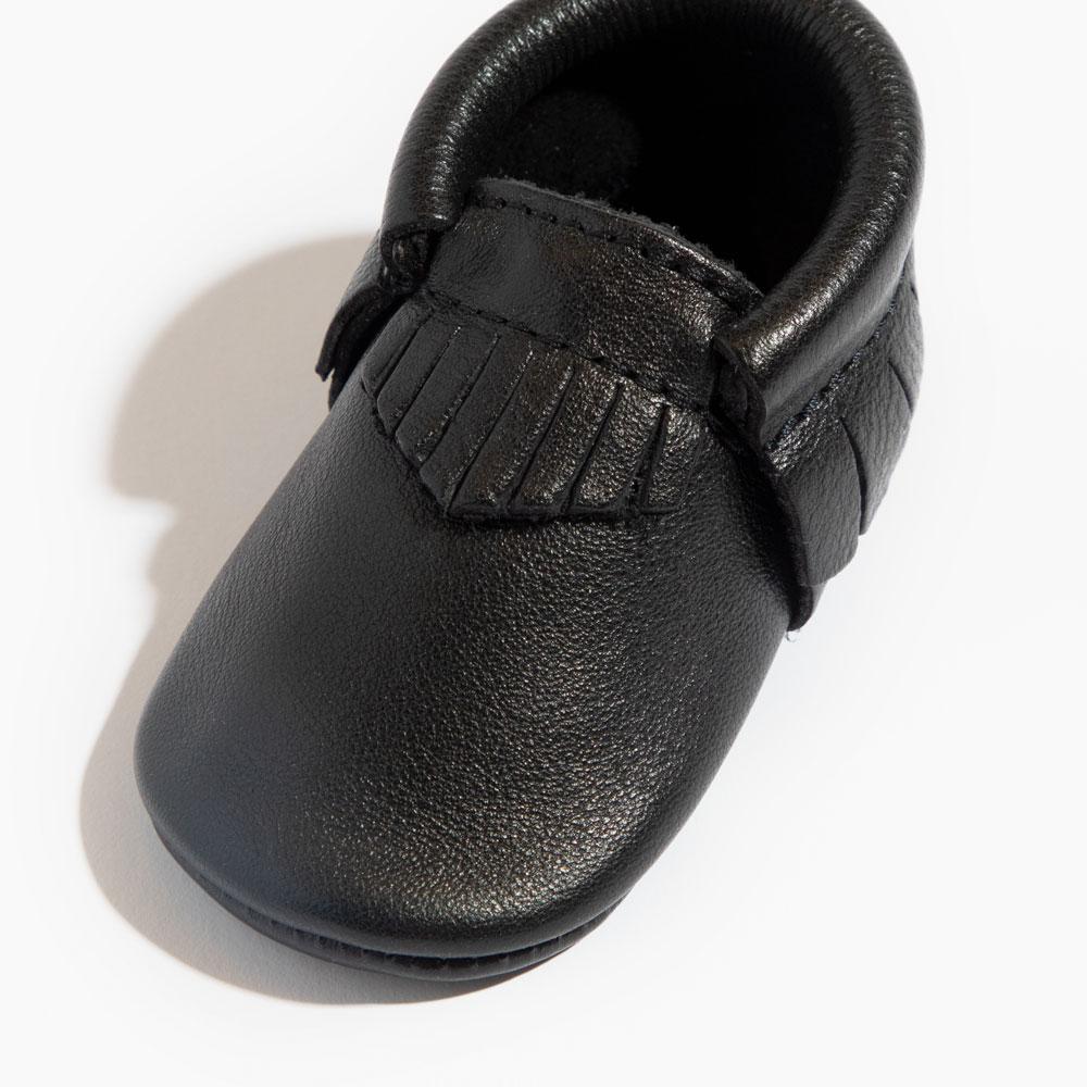 Ebony Moccasin Baby Shoe - HoneyBug 