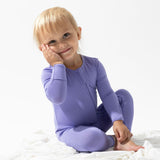 Poppin Purple Bamboo Convertible Footie - HoneyBug 