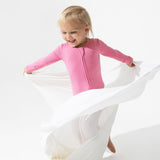 Bubblegum Pink Bamboo Convertible Footie - HoneyBug 