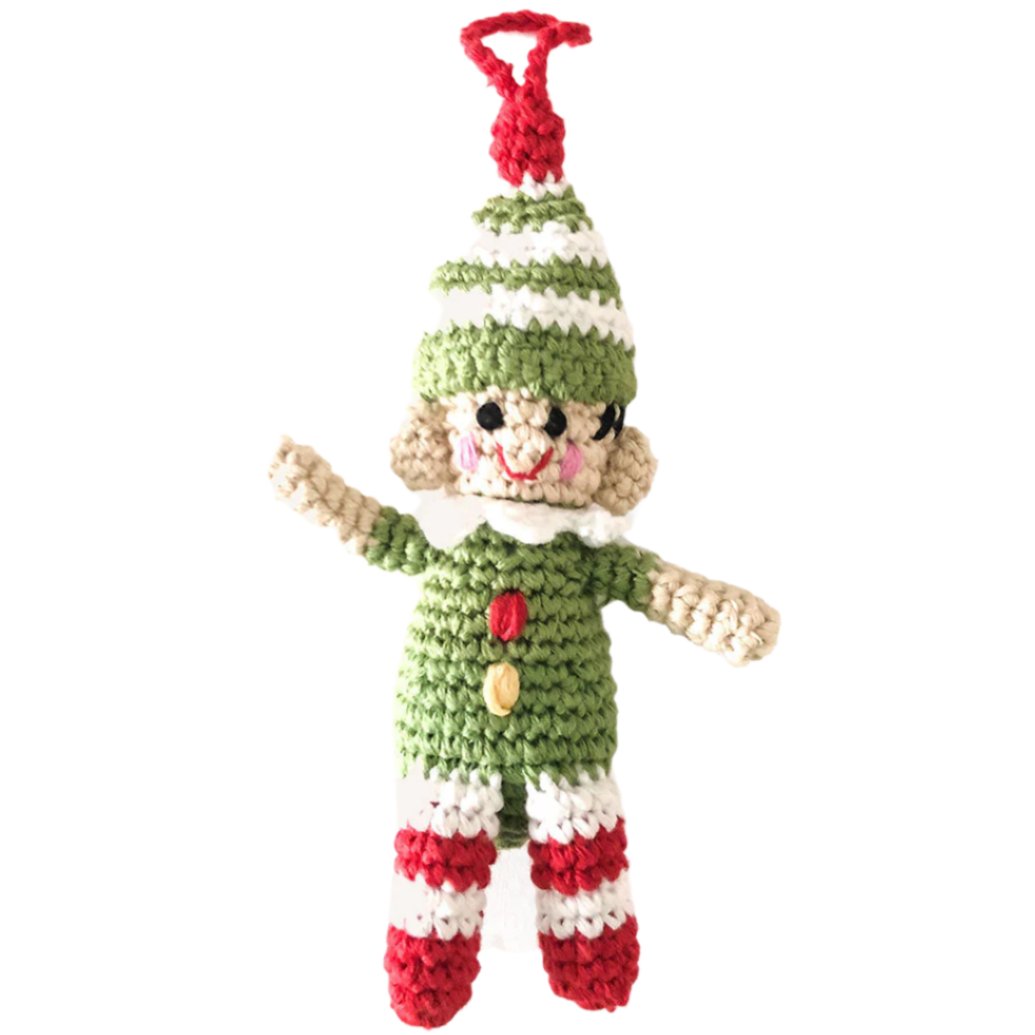Elf Ornament - HoneyBug 