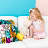 Pink Flamingo Onesie with Bows - HoneyBug 