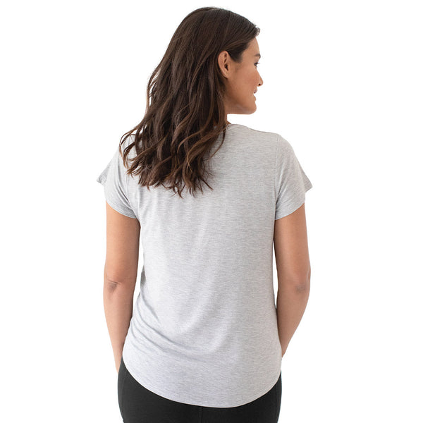 Everyday Nursing & Maternity T-shirt | Grey Heather - HoneyBug 