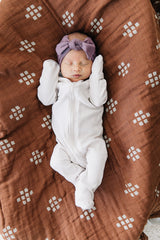 Chestnut Textiles Muslin Swaddle Blanket - HoneyBug 