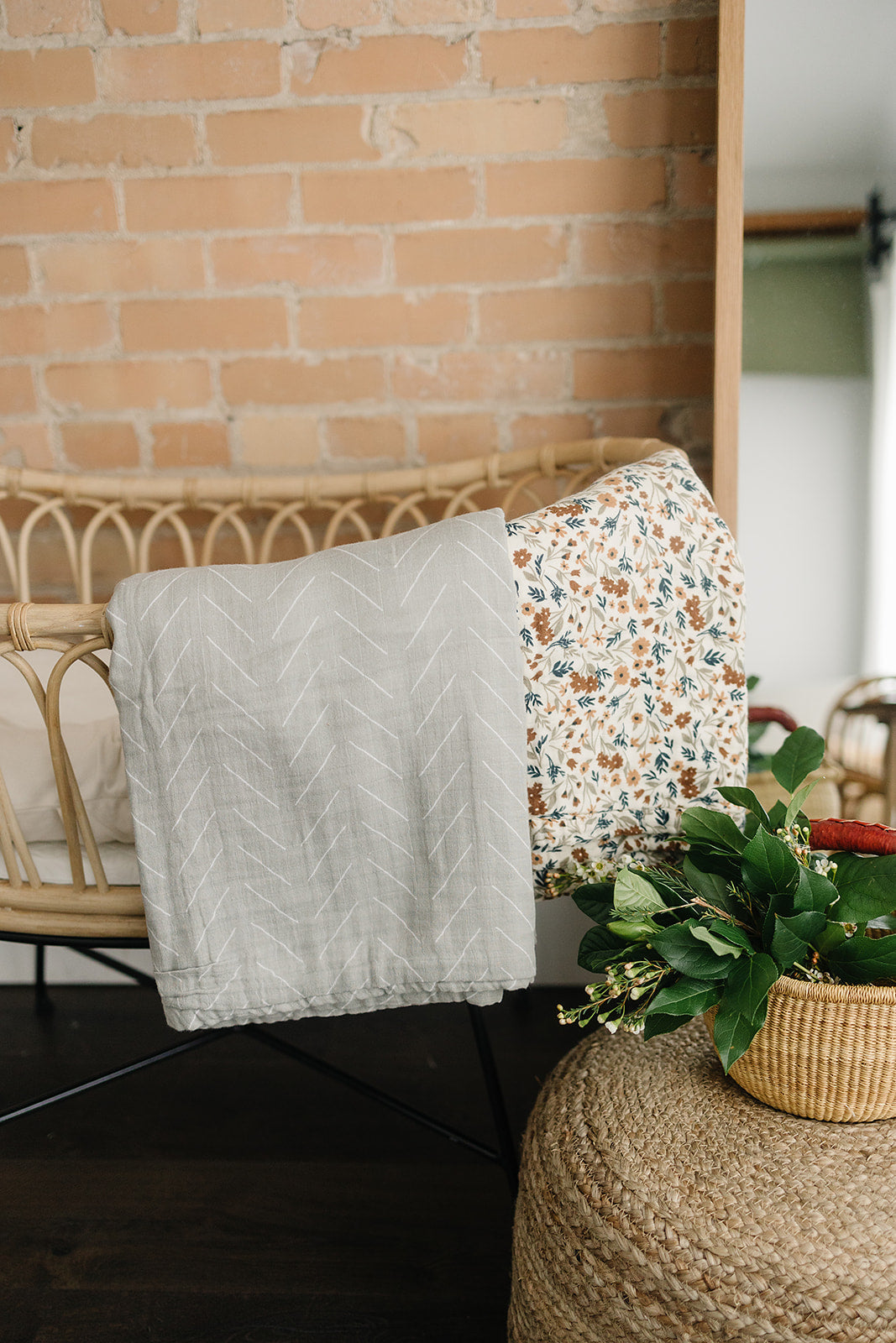 Desert Sage Muslin Quilt - HoneyBug 