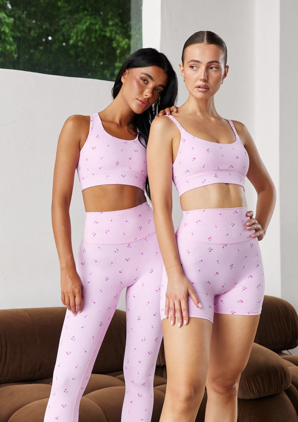 Astoria LUXE BLOSSOM Full Length Legging - Cherry - HoneyBug 