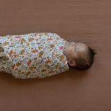 Cotton Muslin Swaddle Blanket - Fall Friends - HoneyBug 