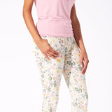 Fall Floral Bamboo Women's Pajama Set - HoneyBug 
