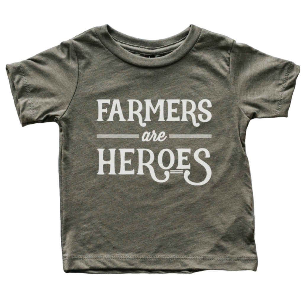 Farmers Are Heroes Baby & Kids Tee - HoneyBug 