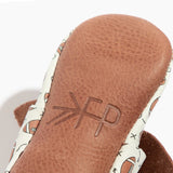 First Down Knotted Bow Baby Shoe - HoneyBug 