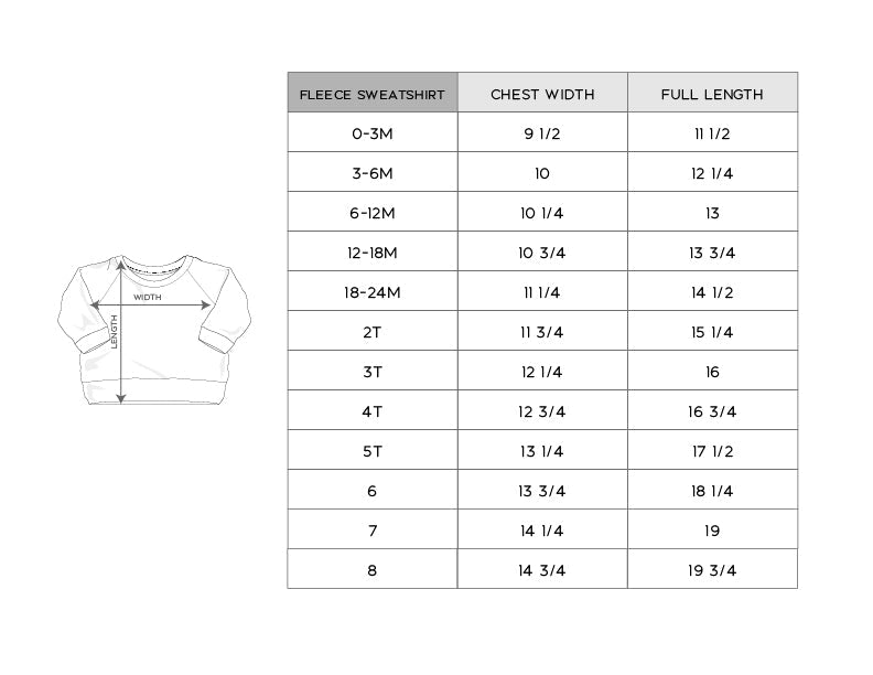 Fleece Sweatshirt - HoneyBug 