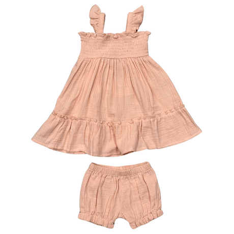 Baby Girl Flutter Dress Set