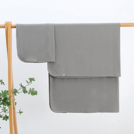 Forest Green Bamboo Swaddle Blanket - HoneyBug 