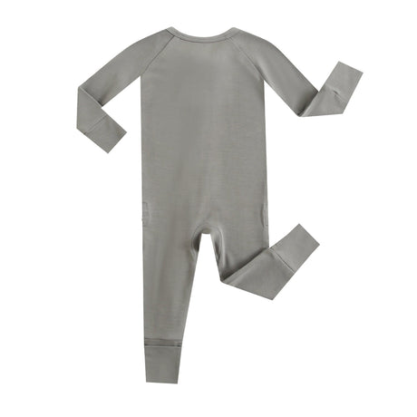 Forest Green Zippered Baby Romper - HoneyBug 