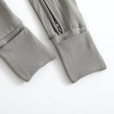 Forest Green Zippered Baby Romper - HoneyBug 