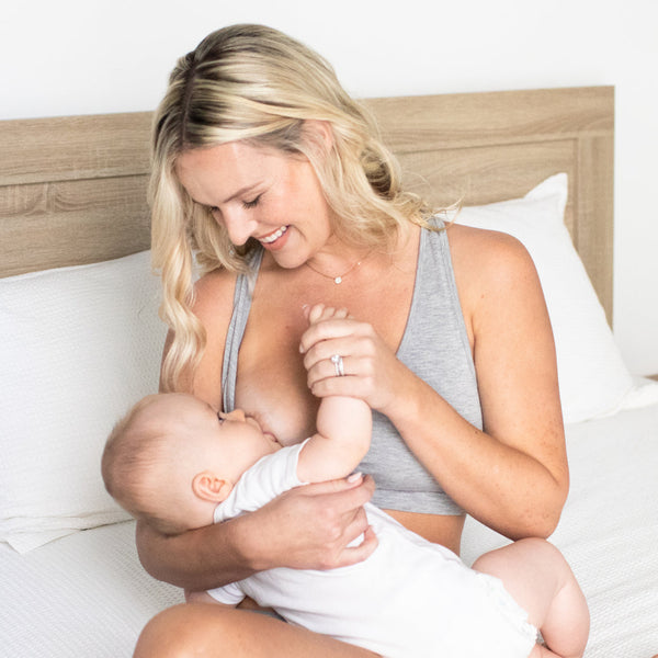 Soft French Terry Nursing Sleep Bra for Maternity - Feeding My Kid