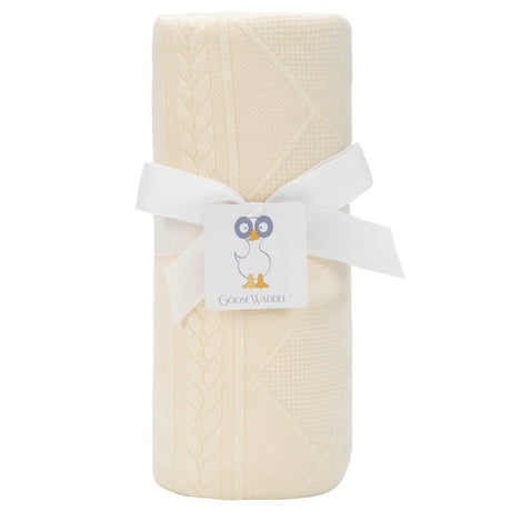 Oatmeal Knit Blanket - HoneyBug 