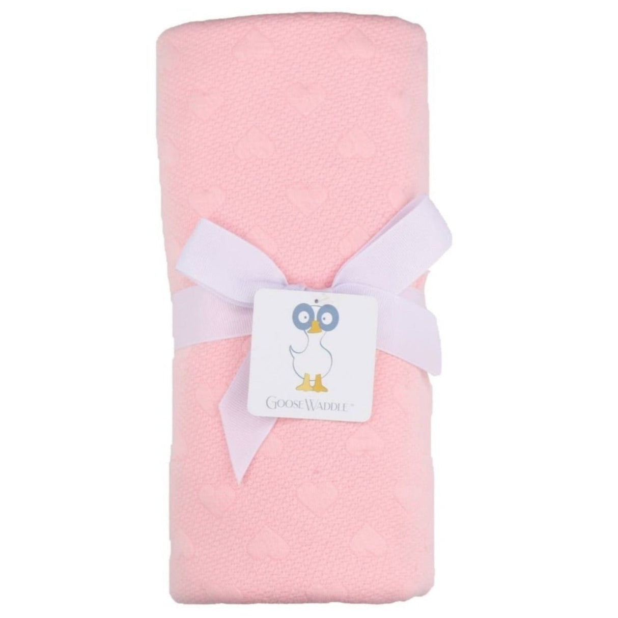 Pink Knit Blanket - HoneyBug 