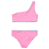 Daisy Chain One Shoulder Reversible Bikini - HoneyBug 