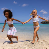 Daisy Chain One Shoulder Reversible Bikini - HoneyBug 